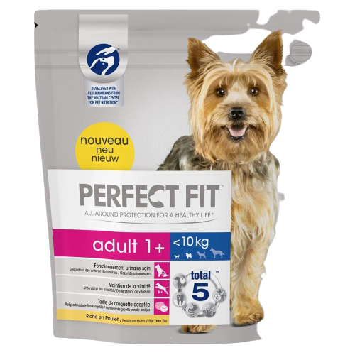 karma dla yorka   Perfect Fit Adult Small Dogs 10kg 3x1-4kg